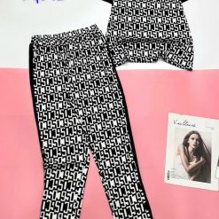 Đồ bộ trung niên quần dài sọc áo tay ngắn nhiều hoạ tiết - DBO4672