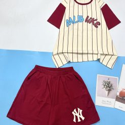Đồ bộ quần đùi áo tay ngắn in chữ MLB LIKE - DBO4684
