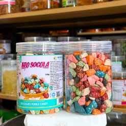 Kẹo Socola Sỏi Đá 500g - Hộp Pet - 8936208930424