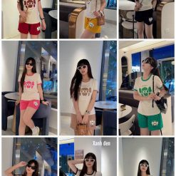 Đồ bộ quần đùi áo tay ngắn in XX - DBO4718