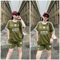 đồ bộ quần đùi áo thun in nhiều chữ - DBO4728