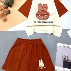 đồ bộ quần đùi áo hình thỏ - DBO4730