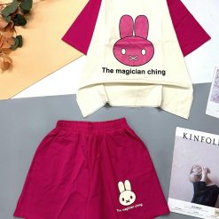 đồ bộ quần đùi áo hình thỏ - DBO4730