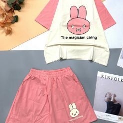 đồ bộ quần đùi áo hình thỏ - DBO4730