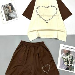 đồ bộ quần đùi trơn - DBO4731