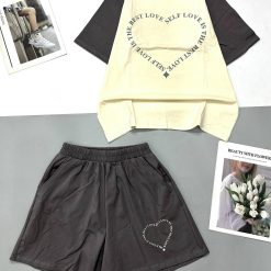 đồ bộ quần đùi trơn - DBO4731