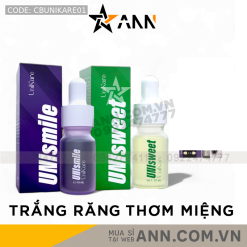 Combo Serum Trắng Răng Unismile+Serum Hôi Miệng Unisweet 10ml (giá combo đã giảm không tặng) - CBUNIKARE01