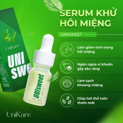 Combo Serum Trắng Răng Unismile+Serum Hôi Miệng Unisweet 10ml (giá combo đã giảm không tặng) - CBUNIKARE01