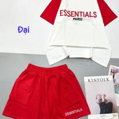 đồ bộ quần đùi áo tay ngắn ESSENTIALS - DBO4768