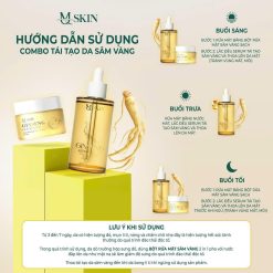 Combo Tái Tạo Sâm Vàng MQ Skin - CBTTSAMVANG