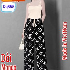 Đồ bộ quần dài mango áo 2 dây tăm đũa - DBO4780