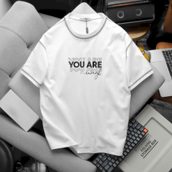 Áo Thun Nam Cổ Tròn Pack Horse In Chữ You Are Enough - AB519