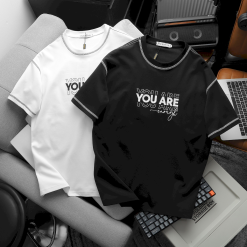 Áo Thun Nam Cổ Tròn Pack Horse In Chữ You Are Enough - AB519