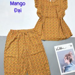 Đồ bộ quần lửng áo sát nách nhiều hoạ tiết khác nhau - DBO4786