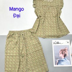 Đồ bộ quần lửng áo sát nách nhiều hoạ tiết khác nhau - DBO4786