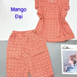 Đồ bộ quần lửng áo sát nách nhiều hoạ tiết khác nhau - DBO4786