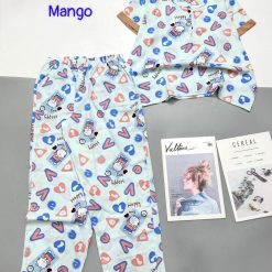 Đồ bộ quần dài mango pijama có túi trước - DBO4789