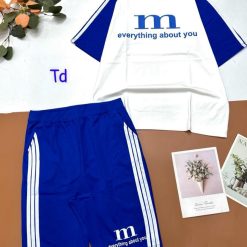 Đồ bộ quần lửng áo tay ngắn có 3 sọc - DBO4794