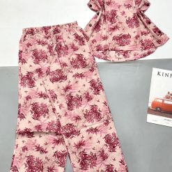 Đồ bộ mango quần dài áo sát nách nhiều hoạ tiết - DBO4804