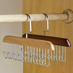 Combo 5 Móc Treo Đồ Lót - Thanh 8 Móc Treo Gỗ Xoay 360 Độ 18x27.5cm - CBMOC01