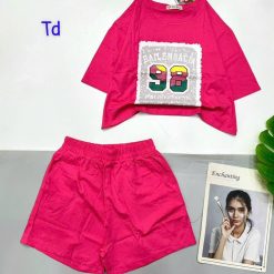 đồ bộ quần đùi áo tay ngắn bảng số 98 - DBO4832