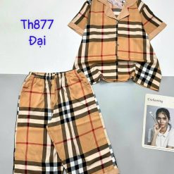 Đồ bộ quần ngố mango pijama có túi trước in nhiều hình - DBO4834