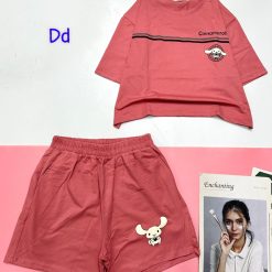 đồ bộ quần đùi áo crop top tay ngắn - DBO4837