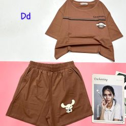 đồ bộ quần đùi áo crop top tay ngắn - DBO4837