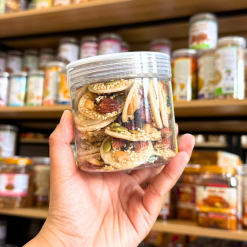Bánh Đồng Tiền Ngũ Vị Hạt 200g Hộp Pet - 8936208932282