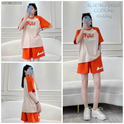 Đồ bộ quần đùi áo tay ngắn size lớn - DBO4848