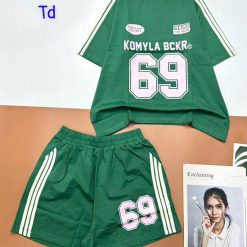 đồ bộ quần đùi áo tay ngắn in số 69 - DBO4851