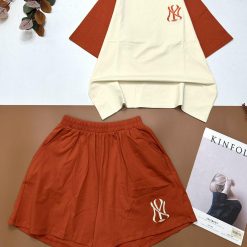 đồ bộ quần đùi áo tay ngắn tay áo cùng màu quần - DBO4859