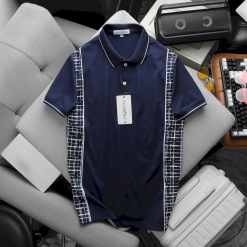 Áo Thun Nam Polo Cổ Bẻ Phối Hoạ Tiết Sọc Ngang (Có size 3x) - CS230