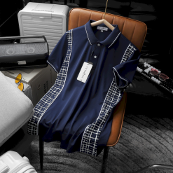 Áo Thun Nam Polo Cổ Bẻ Phối Hoạ Tiết Sọc Ngang (Có size 3x) - CS230