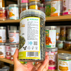 Đậu Đen Sấy - Đậu Đen Xanh Lồng Sấy Giòn 350g Hộp Pet - 8936208936051