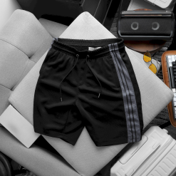 Quần Short Thun Nam Pack Horse Viền Sọc Thể Thao - QB435