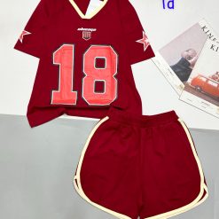 đồ bộ quần đùi áo tay ngắn cổ Vin số 18 - DBO4918