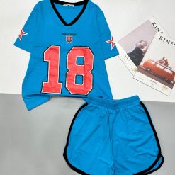 đồ bộ quần đùi áo tay ngắn cổ Vin số 18 - DBO4918