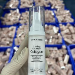 Kem Ủ Trắng Lúa Mạch Collagen Sica White - 8936226110334