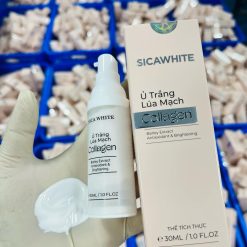 Kem Ủ Trắng Lúa Mạch Collagen Sica White - 8936226110334