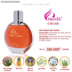 Nước Hoa Charme Crush 100ml Mùi Nữ - CHARMECRUSH100