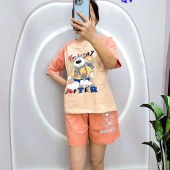 đồ bộ quần đùi áo tay ngắn in hình chú cho lớn - DBO4943