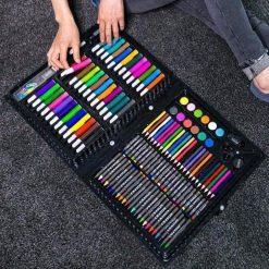 Hộp Bút Màu 150 Chi Tiết - Hộp Màu Cho Bé - Thiết Kế Đẹp Mắt Chất Liệu An Toàn 28.5x36.5x3.8cm - HBM01