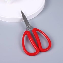 Kéo Cắt Đa Năng - Kéo Cắt 013 Làm Bằng Thép Không Rỉ Màu Đỏ 17x9x1,5cm - KCDN013