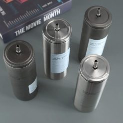 Bình Giữ Nhiệt Iced Americano Inox 304 - Ly Giữ Nhiệt Inox Kèm Ống Hút 600ml - BGNLT304