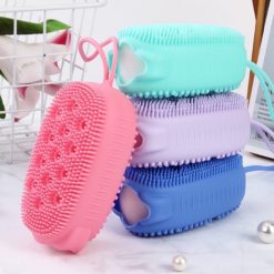 Bông Tắm Tạo Bọt 2 Mặt Bằng Silicon Hình Chuột - Bông Tắm Silicon Mềm Mại 12x6,5x5,5cm - CTHCC01