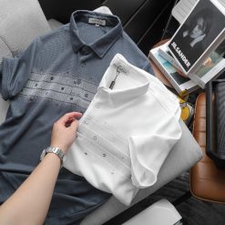 Áo Thun Nam Polo Cổ Bẻ Pack Horse Phối Hoạ Tiết Chữ G Độc Đáo - CS232