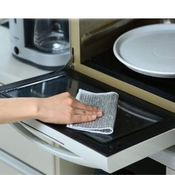 Combo 10 Miếng Lưới Rửa Chén Sợi Thép - Miếng Rửa Chén Bát Cọ Xoong Nồi Bằng Kim Loại 1 Lớp Đa Năng 20x20cm - MCRKL01