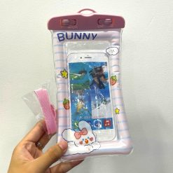 Túi Đeo Điện Thoại Chống Thấm Nước Viền Phao - Túi Nhựa Đựng Điện Thoại Chống Nước Kèm Dây 21x10 Cm - TDDTCN01