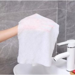 Túi 20 Khăn Mặt Nén Dạng Viên - Khăn Mặt Cotton Dùng 1 Lần Túi 17x14 Cm - KMNT01